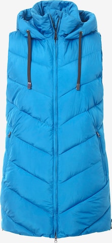 Gilet Ulla Popken en bleu : devant