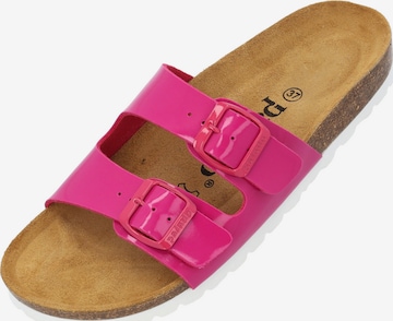 Palado Pantolette 'Milos' in Pink: Vorderseite
