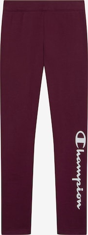 Champion Authentic Athletic Apparel Skinny Leggings in Rot: Vorderseite