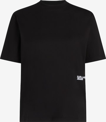 T-shirt KARL LAGERFELD JEANS en noir : devant