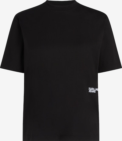 Marškinėliai iš KARL LAGERFELD JEANS, spalva – juoda / balta, Prekių apžvalga