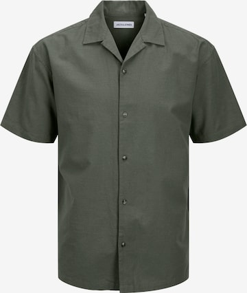 JACK & JONES Hemd 'JJESummer Resort' in Grün: Vorderseite