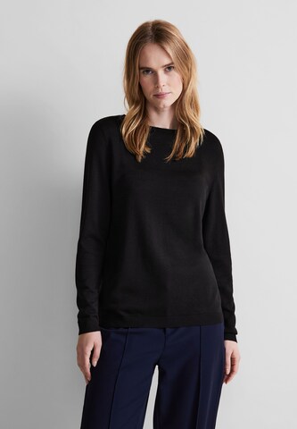 STREET ONE Pullover in Schwarz: Vorderseite
