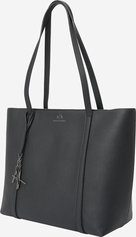 ARMANI EXCHANGE Shopper in Black: front