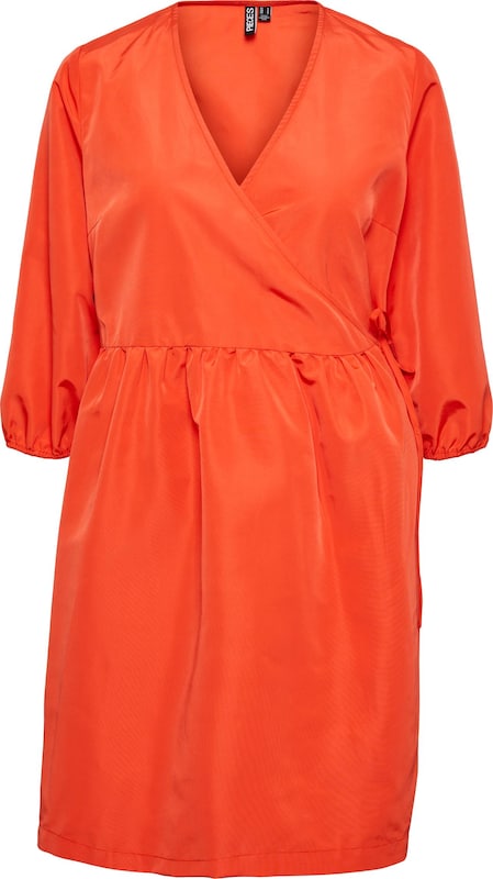 PIECES Kleid 'Jylla' in Dunkelorange PIECES Kleid 'Jylla' in Dunkelorange