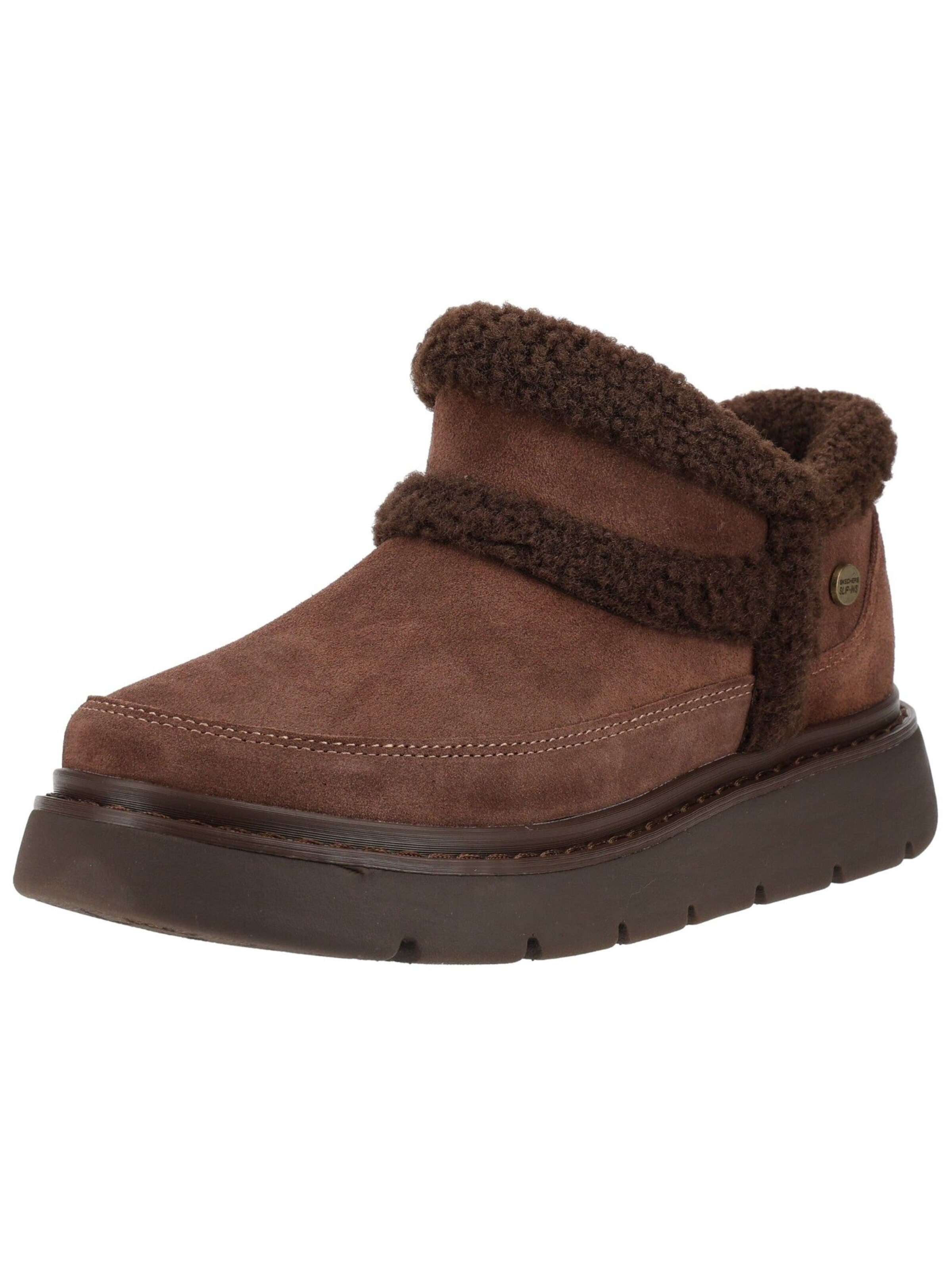 SKECHERS Enkellaarsjes in Bruin: voorkant
