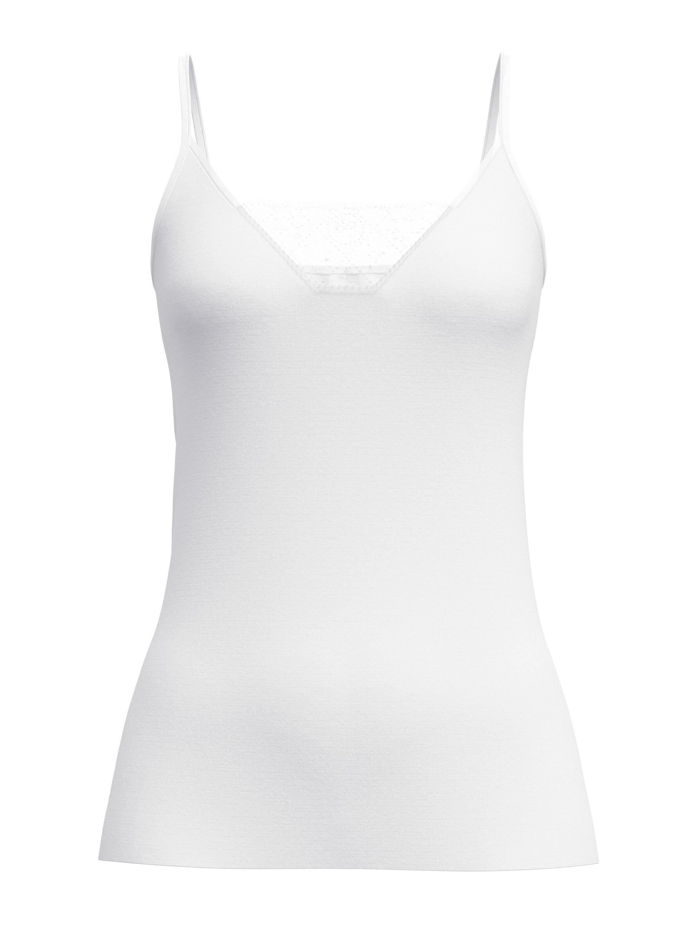 CALIDA Onderhemd 'Cotton Desire' in Wit: voorkant