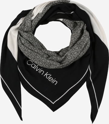 Foulard Calvin Klein en noir : devant