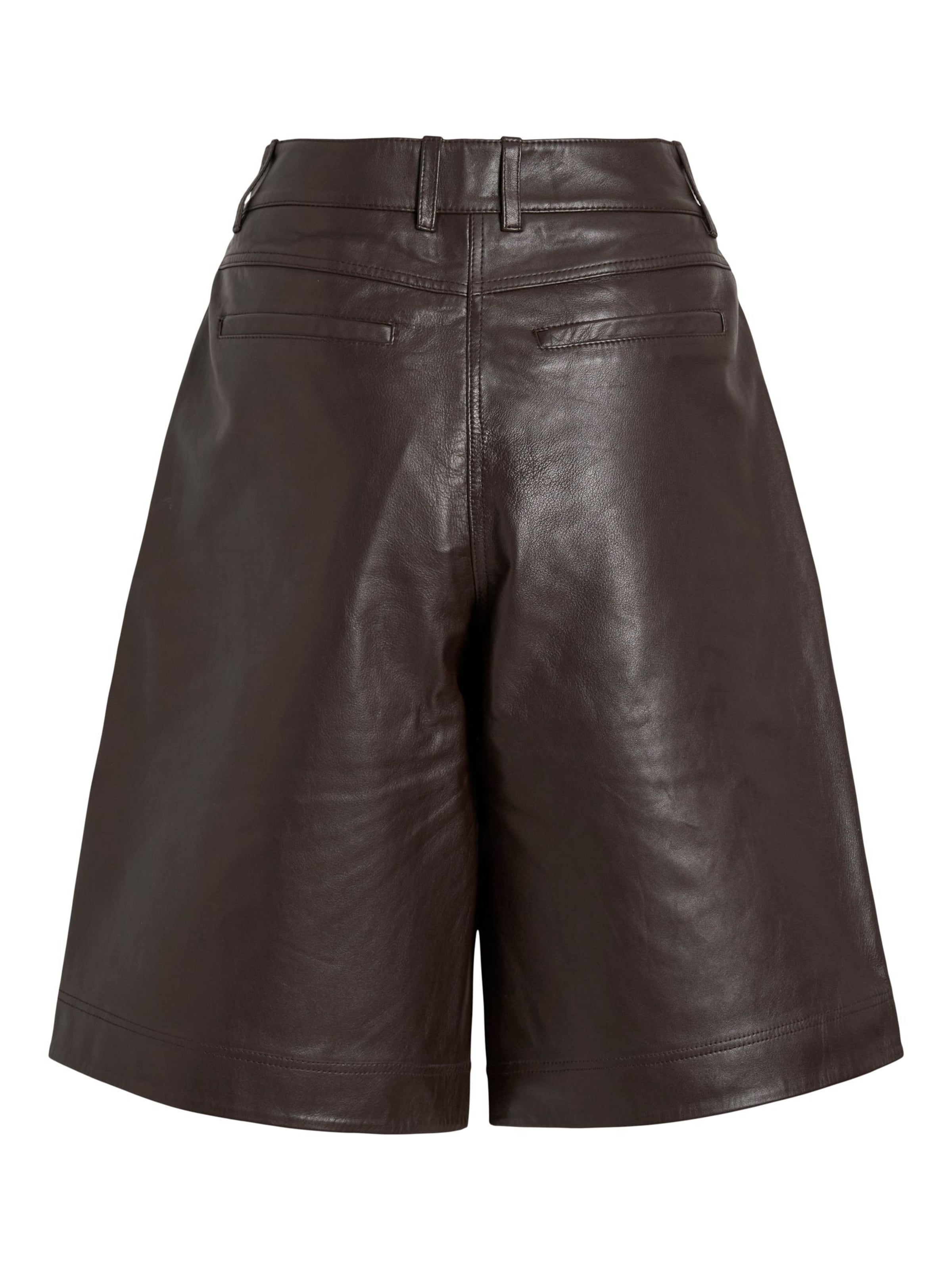 ROUGE EDIT - Pierna ancha Pantalón en marrón