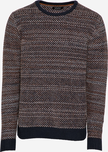 SHINE ORIGINAL Sweter w kolorze granatowy / brązowy / białym, Podgląd produktu