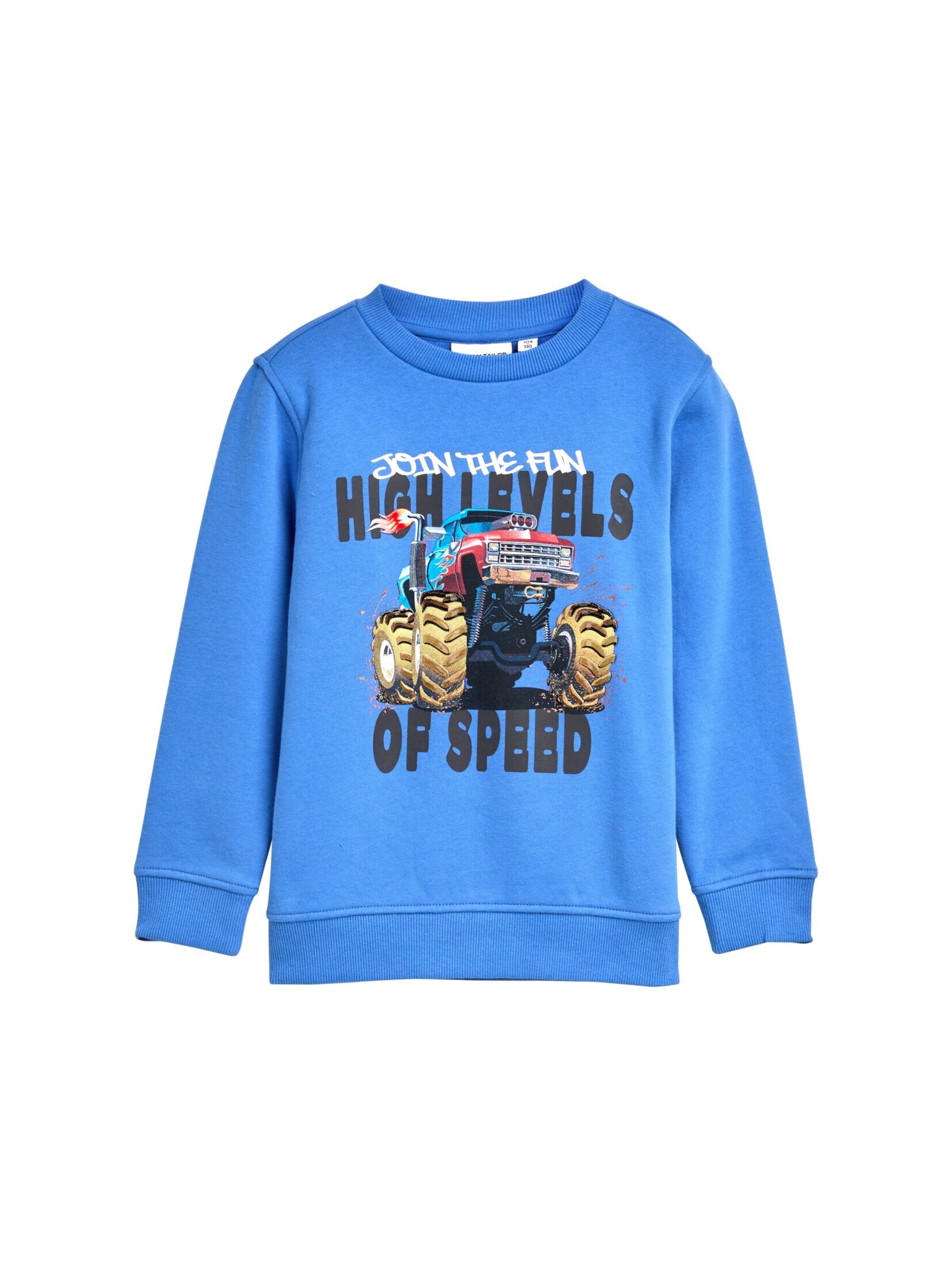 Sweat TOM TAILOR en bleu : devant