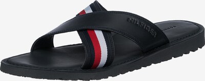 TOMMY HILFIGER Pantolette in navy / rot / weiß, Produktansicht