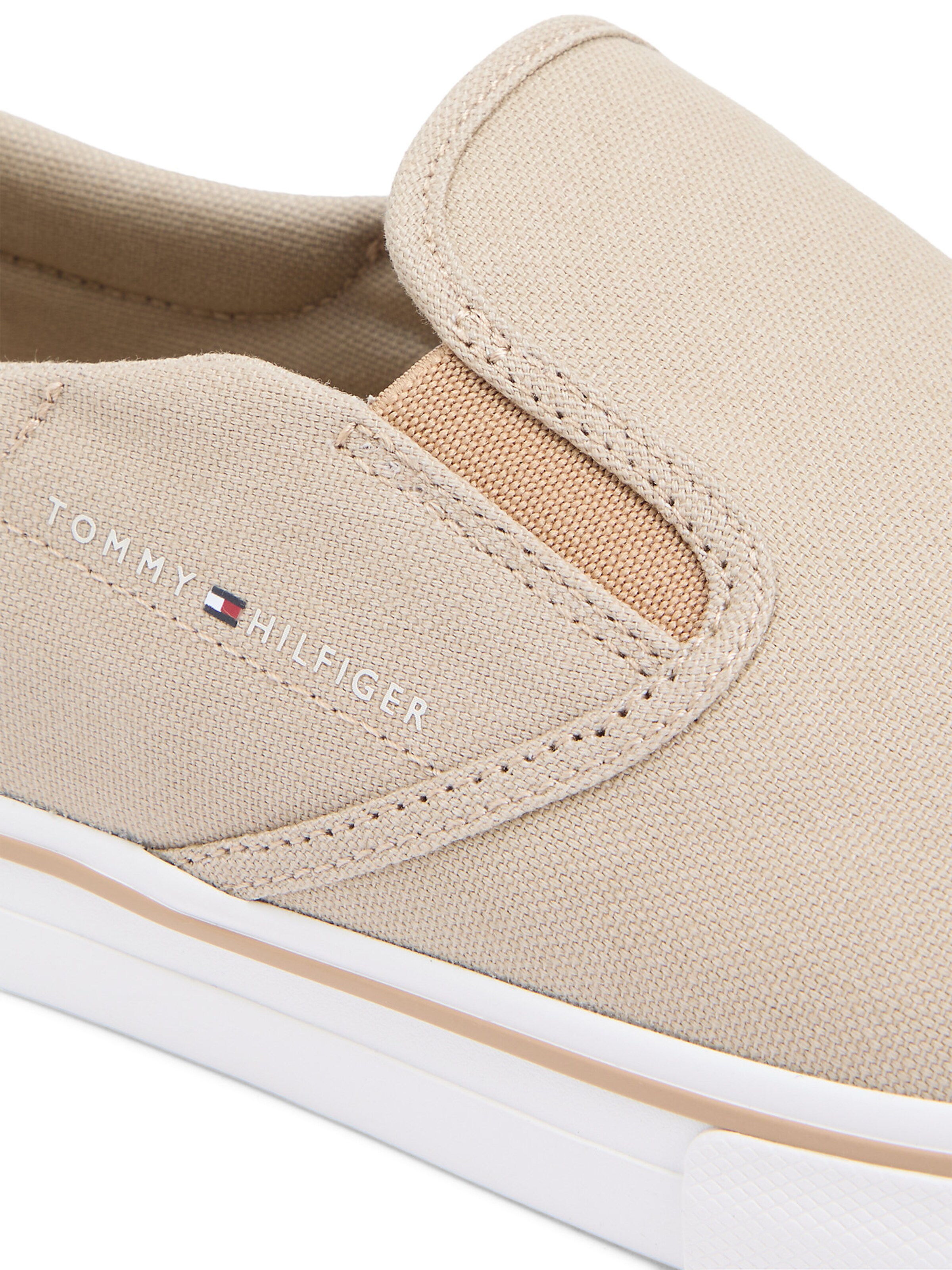 TOMMY HILFIGER Slip-ons in Beige