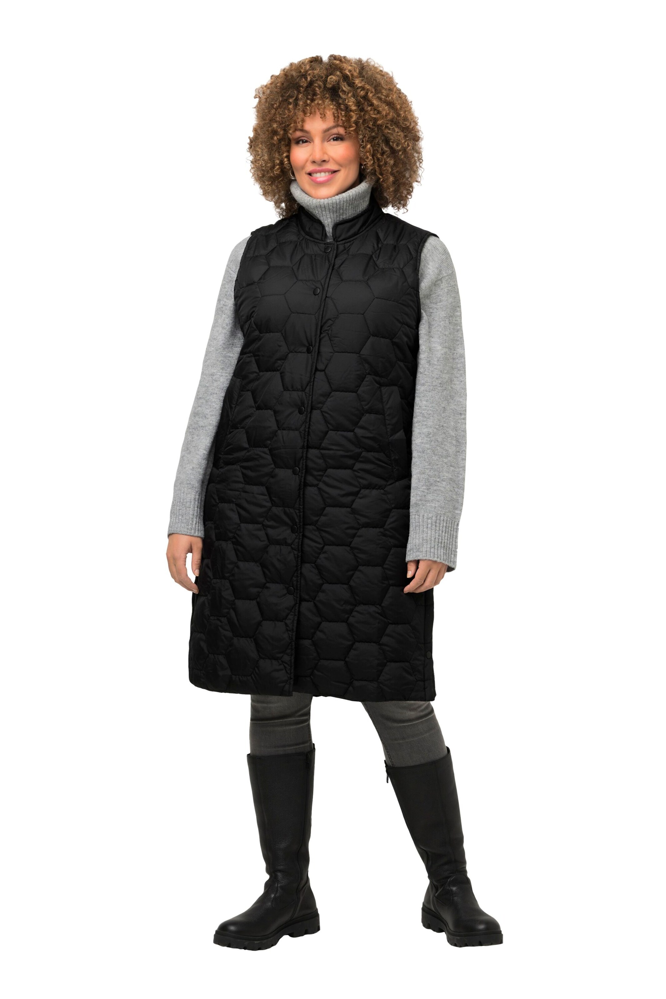 Ulla Popken Bodywarmer in Zwart