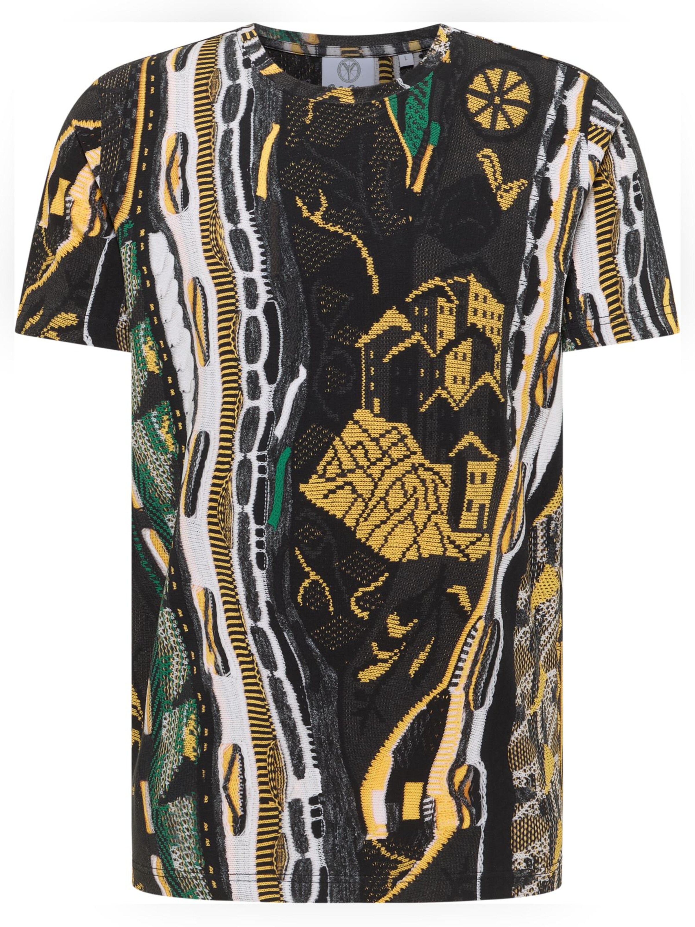 T-Shirt 'Einhaeuserer' Carlo Colucci en noir : devant