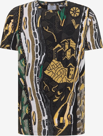 Carlo Colucci Shirt 'Einhaeuserer' in Zwart: voorkant