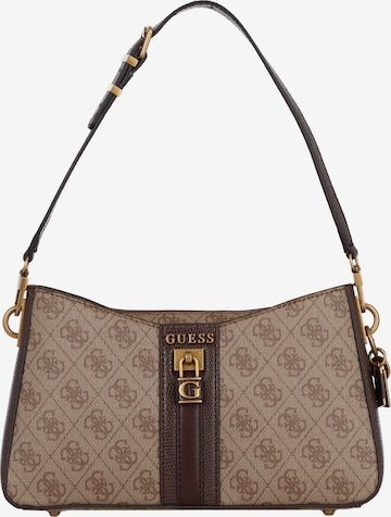 Sac bandoulière 'Ginevra' GUESS en marron : devant