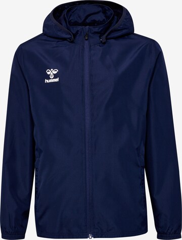 Hummel Sportsweatjacke 'ESSENTIAL' in Blau: predná strana