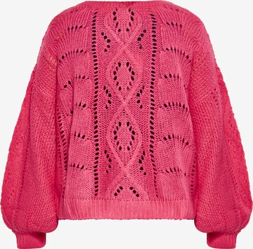 Pull-over swirly en rose