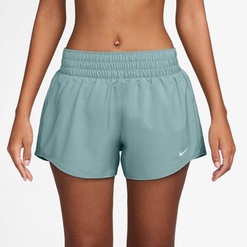 NIKE Regular Workout Pants 'One' in Green