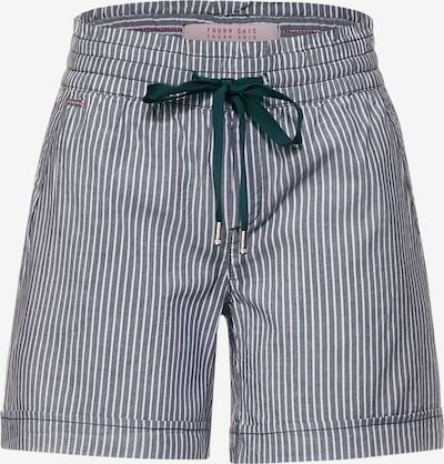 STREET ONE Pantalon en gris / vert foncé / blanc, Vue avec produit