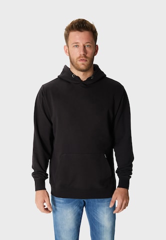 Oldskull Sweatshirt 'Plain Basic' in Zwart: voorkant