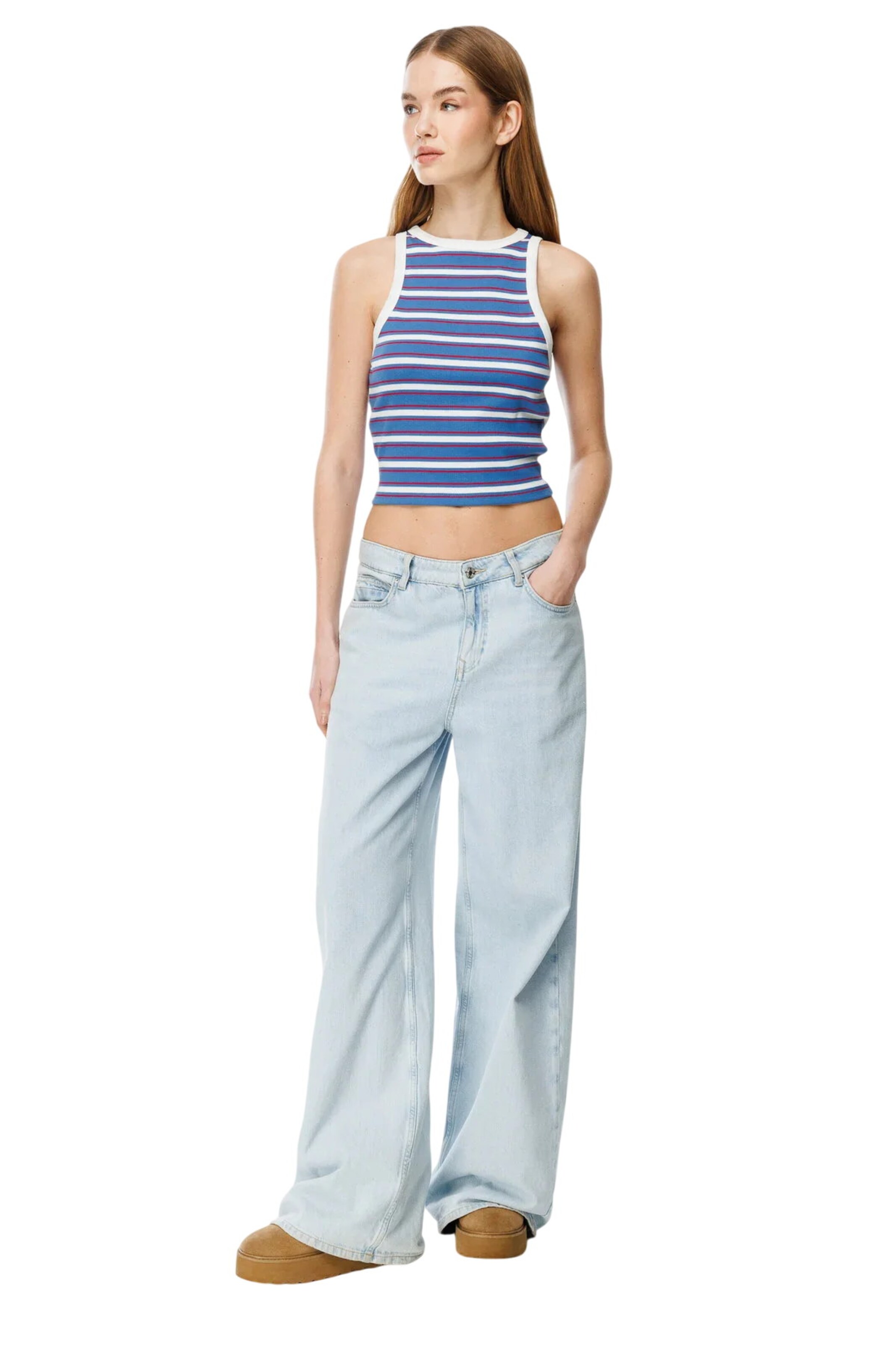 Alexa Dash Blouse in Blue