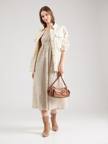 OBJECT - Vestido de verano 'OBJFine' en beige