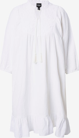 Ulla Popken Dress in White: front