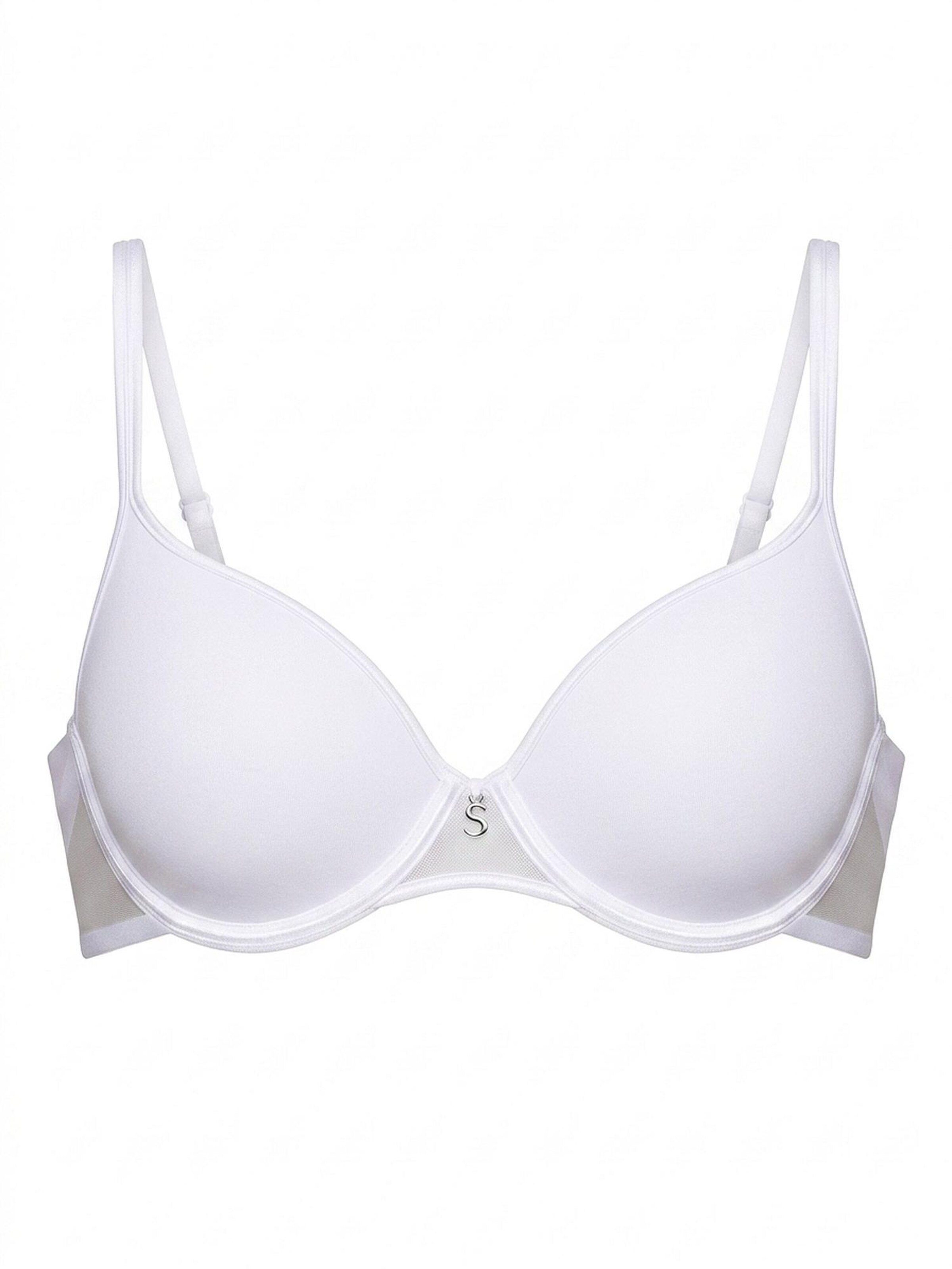 Selene T-Shirt BH 'Selene Victoria Moulded Bra'‌‌‌‌‌‌ in Weiß: Vorderseite