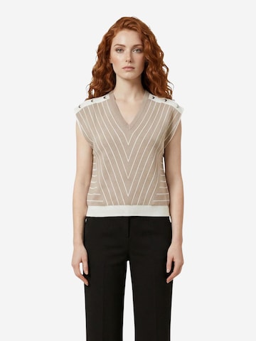 Liu Jo Sweater 'ECS CHIUSA TA6217 MS55N' in Beige: front