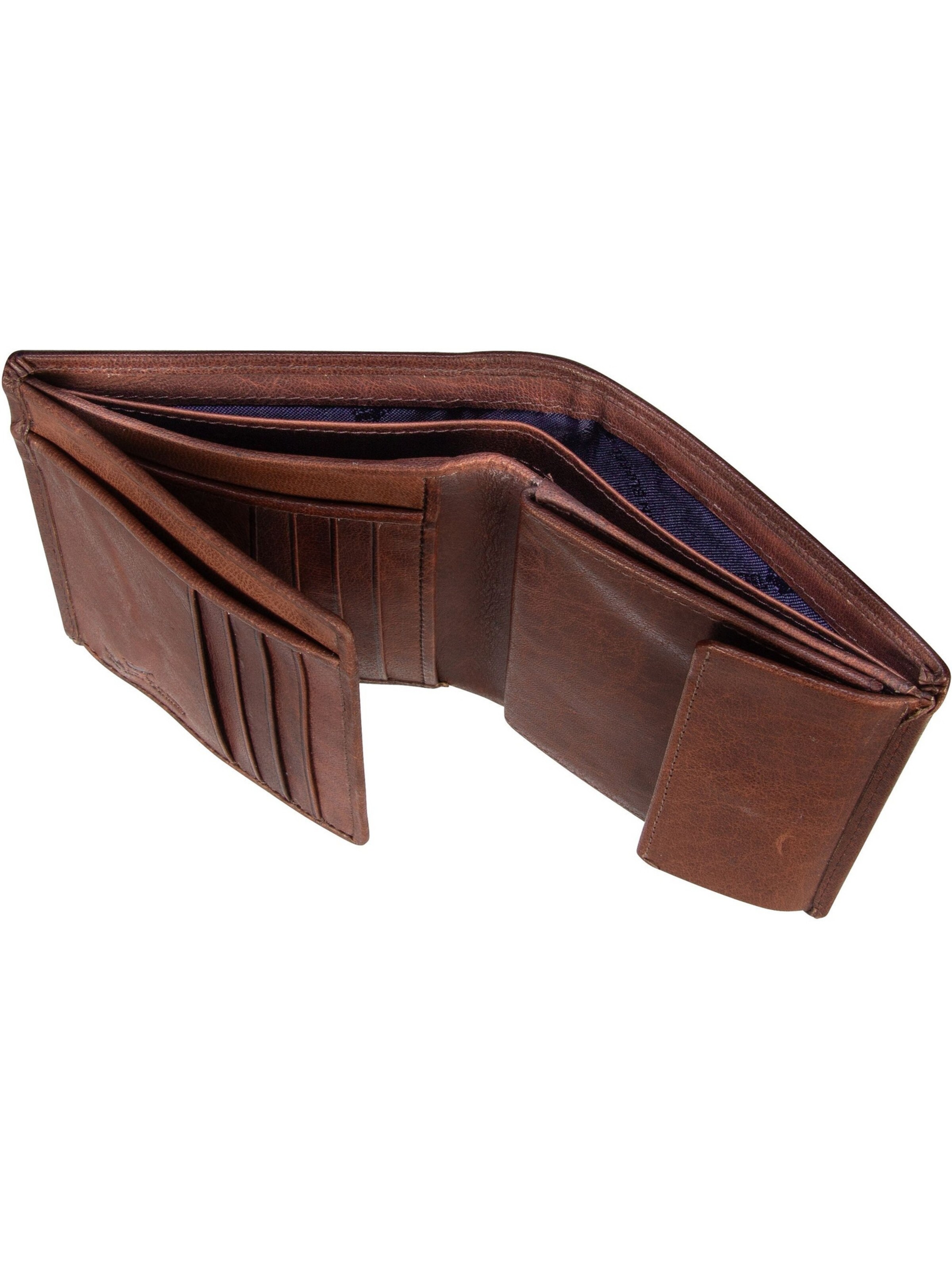 Braun Büffel Wallet 'Sven' in Brown