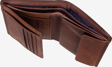 Braun Büffel Wallet 'Sven' in Brown