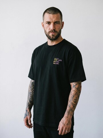DROP.GOODS Shirt 'Statement'‌‌‌‌‌‌‌‌‌‌ in Schwarz