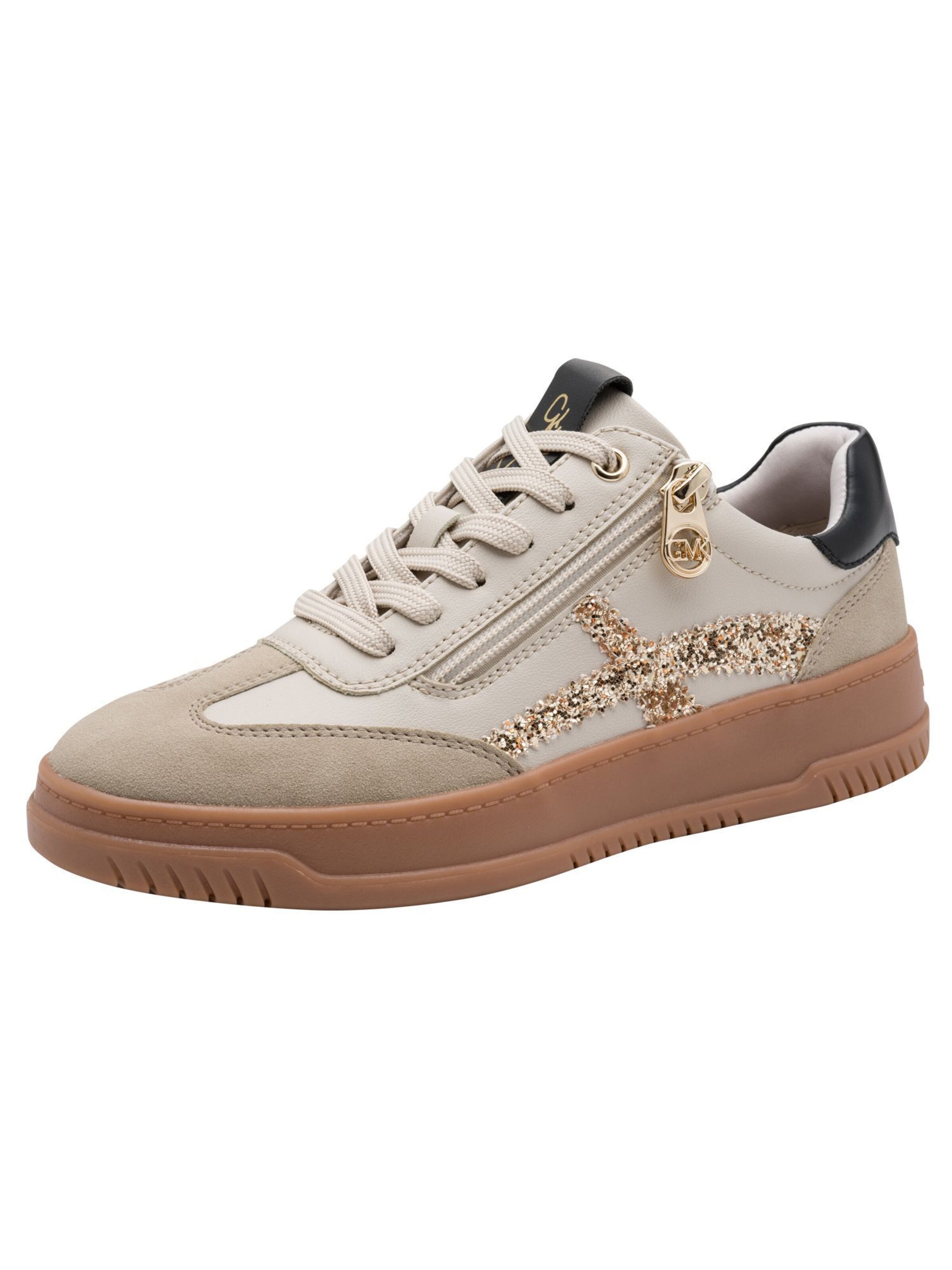 MARCO TOZZI Sneakers laag in Beige: voorkant