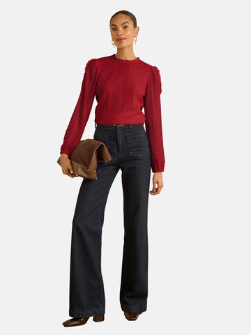 Camicia da donna di love & roses in rosso: frontale