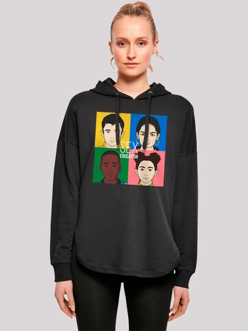 Sweat-shirt 'Sex Education Netflix TV Series' F4NT4STIC en noir : devant