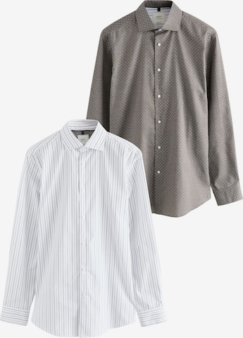 NextComfort Fit Košulja - siva boja: prednji dio