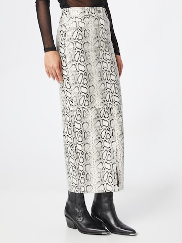 River Island Rok in Grijs: voorkant