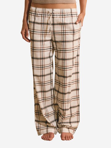 ETAM Pyjamabroek 'Belinay' in Beige: voorkant