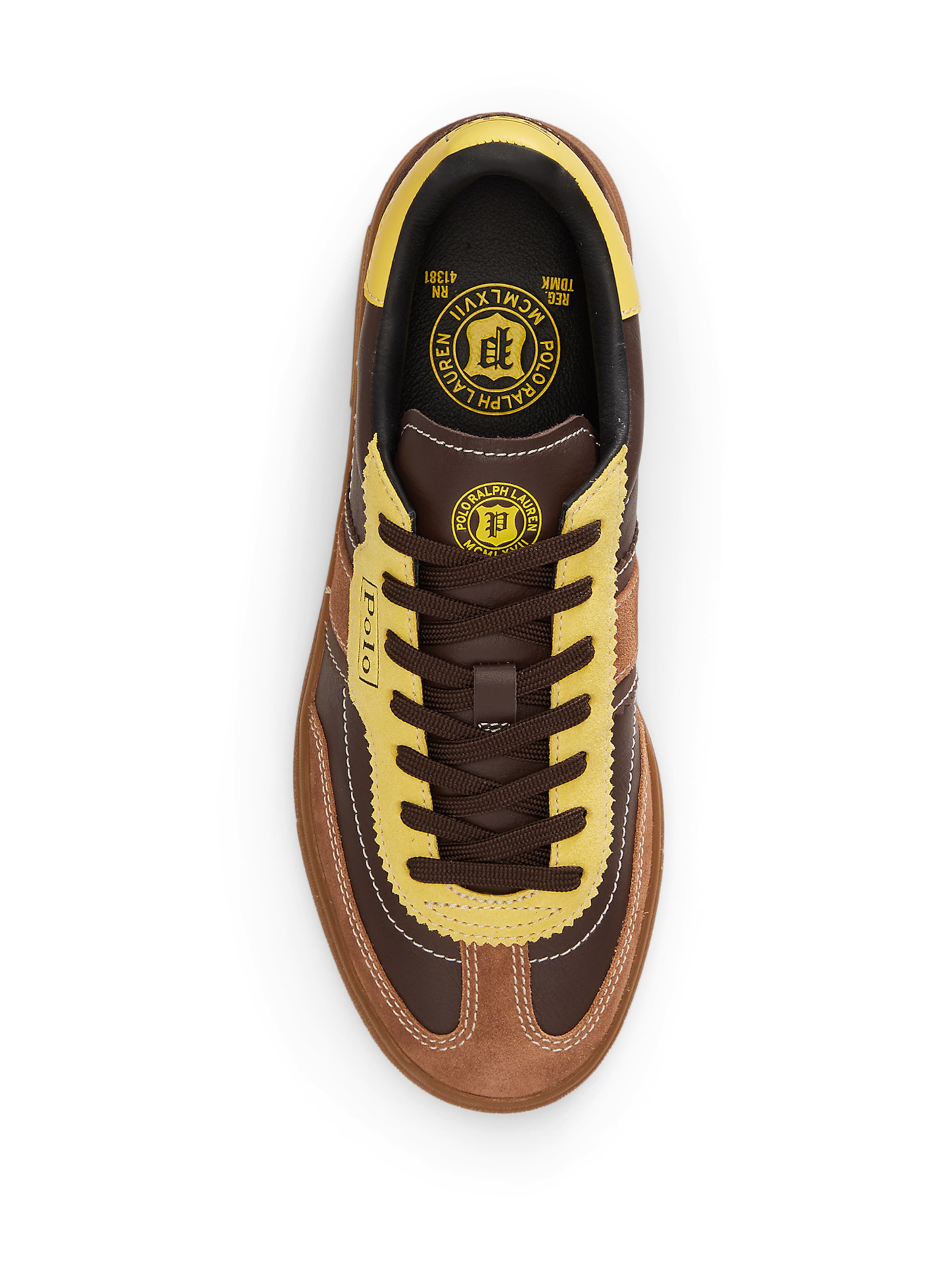 Polo Ralph Lauren Низкие кроссовки 'BEDFORD' в Коричневый