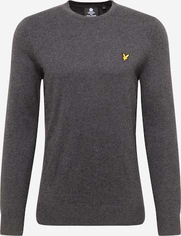 Lyle & Scott Πουλόβερ σε γκρι: μπροστά