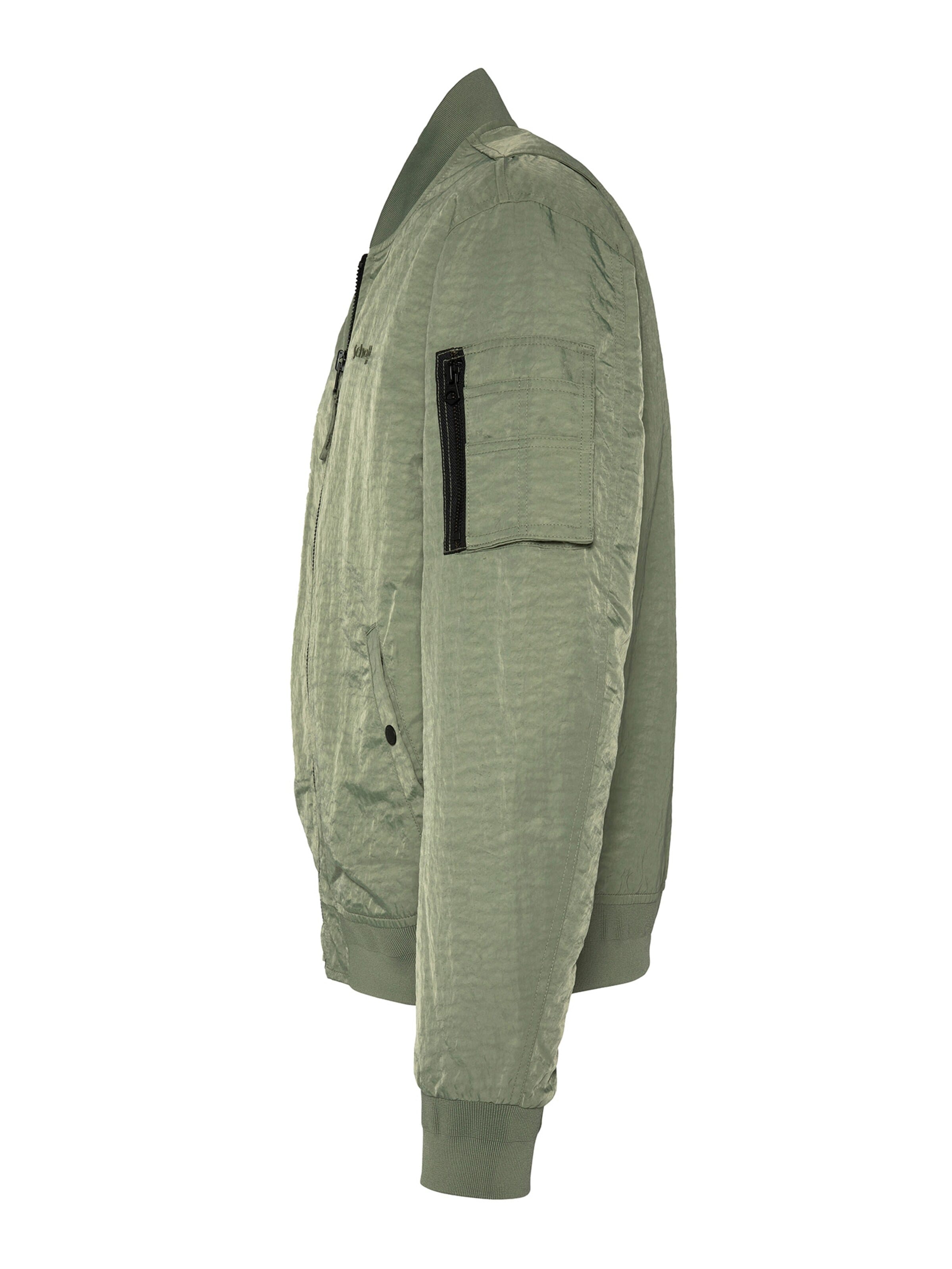 Schott NYC Between-Seasons Coat in Green