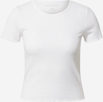 T-shirt American Eagle en blanc : devant