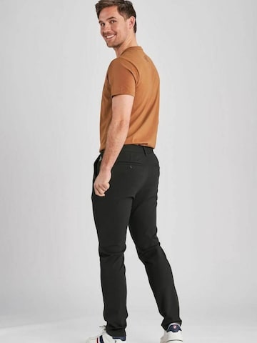 U.S. POLO ASSN. regular Lærredsbukser 'Milo' i sort