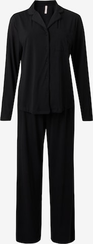 Hunkemöller Pyjama 'Essential' in Zwart: voorkant