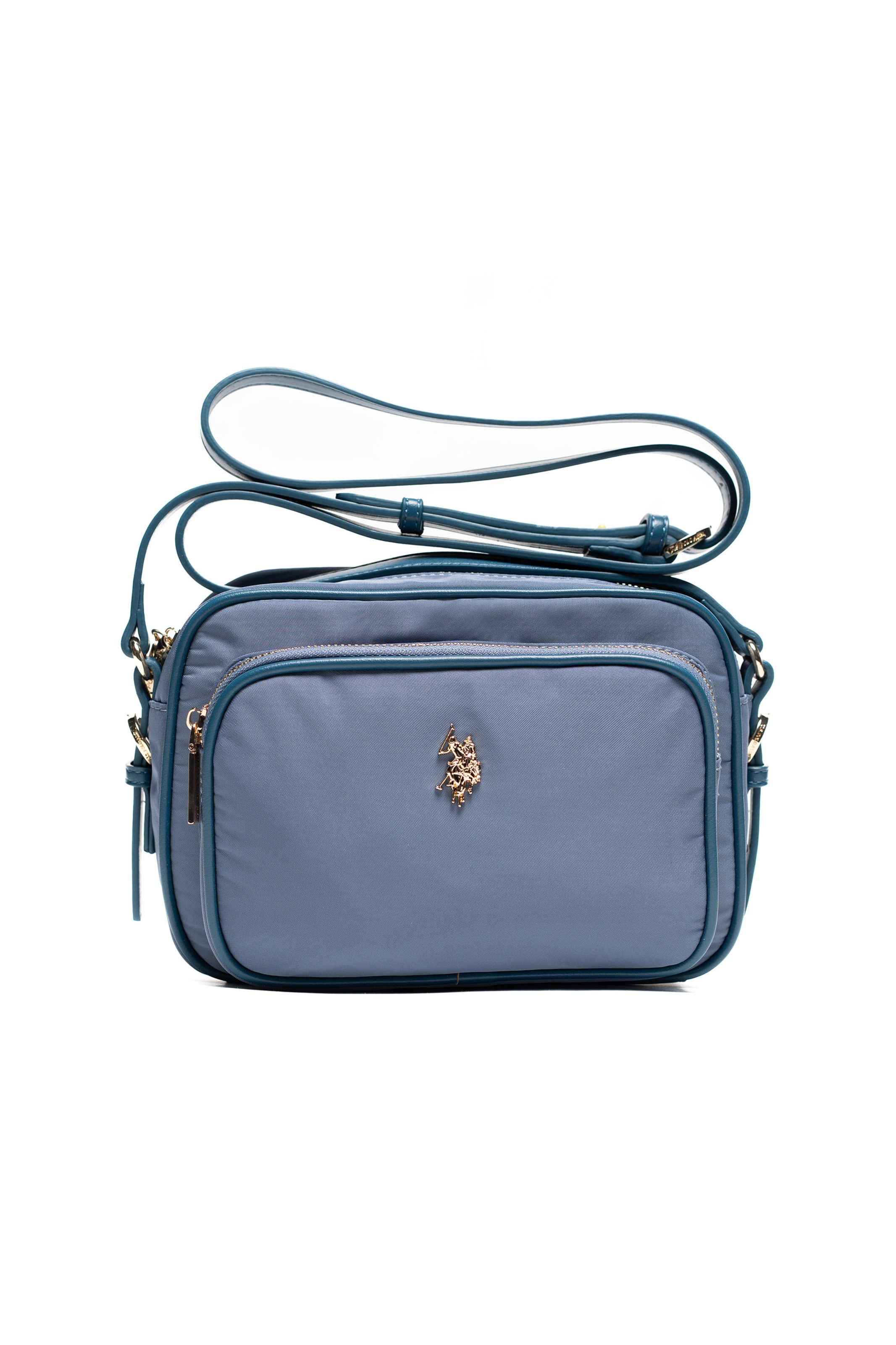 U.S. POLO ASSN. Crossbody bag in Blue: front