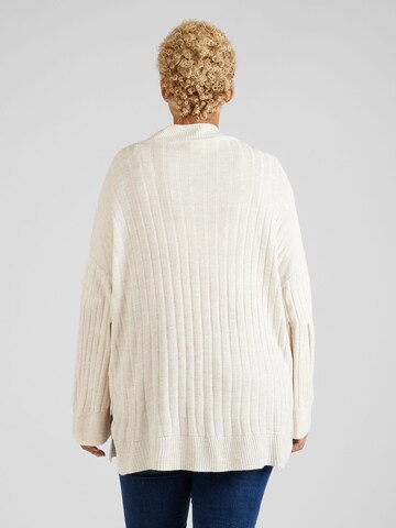 ONLY Carmakoma Pullover 'NEW TESSA' in Beige