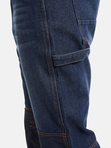 Loosefit Jeans cargo ' Kvasir ' Jan Vanderstorm en bleu