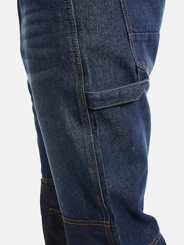 Loosefit Jeans cargo ' Kvasir ' Jan Vanderstorm en bleu